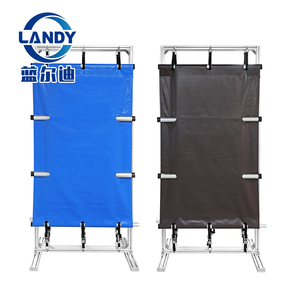 Cubierta de Lona de PVC para Piscina con Postes Sólidos de Aluminio, Impermeable y Antipolvo que Mantiene el Agua Fresca y Reduce la Pérdida de Calor - Product Image 5