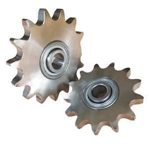 ISO-gecertificeerde roestvrijstalen spanrol ASA50 SS304 kettingtandwiel met lager - Product Image 2