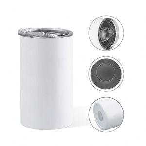 Vaso Térmico Recto de Acero Inoxidable de Doble Pared con Aislamiento al Vacío de 12 oz para Sublimación, con Pajita - Product Image 5