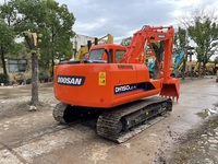 Excavatrice sur chenilles Doosan DH150LC-7 modèle 2024 de 15 tonnes, d'occasion en excellent état, avec moteur, pompe et boîte de vitesses d'origine coréenne, à vendre