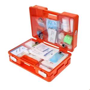 EVERISE Trousse de premiers <span class=keywords><strong>soins</strong></span> professionnelle en ABS à montage mural ZA-02, personnalisable, fournitures médicales internes, classe I, 1 an - Product Image 4