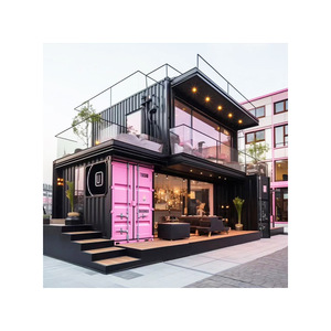 Nhà di động tích hợp nhà bảng thép cho khách sạn trường học Công viên tiên phong đường phố thương mại chống cháy container triển lãm nhà - Product Image 5