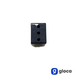 Prise murale Gloca Flying Socket 10A 2P+T noire, norme italienne 250V, lot de 5 - Product Image 3