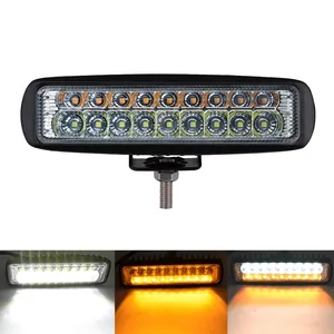 6 Zoll 60W Pod LED Licht leiste weiß gelb 3 Drähte Offroad 4x4 Luces Para Auto Motorrad Auto Beleuchtung ATV Spot Zubehör 12V