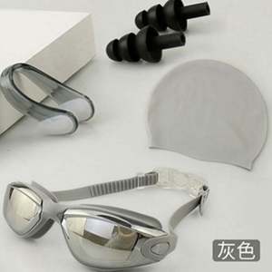 Gafas de Natación Profesionales Impermeables Antivaho Anti UV de Alta Penetración PVC Adulto Hombre Mujer Universal Marco Grande - Product Image 4