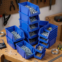 Nouveaux contenants de rangement Aceally, empilables et emboîtables, en plastique