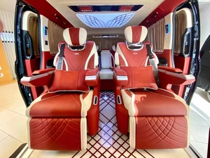Sièges arrière en cuir chauffants électriques de luxe personnalisés VIP, canapé-lit pour Tuning MPV Sienna Carnival Elysion - Product Image 3