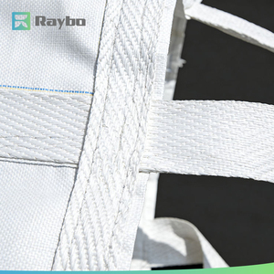 Raybo fibc थोक बोरी बैग निर्माण डंपस्टर भारी शुल्क बड़े रेत के बोरे के साथ औद्योगिक परिवहन के लिए डफले नीचे हैंडल के साथ - Product Image 4