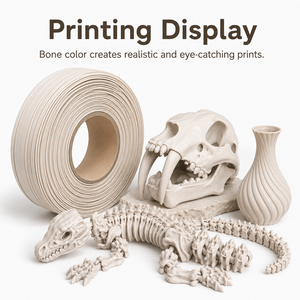 Filamento PETG Colore Osseo 1.75mm 1KG Alta Resistenza Basso Deformarsi Materiale per Stampa 3D OEM ODM - Product Image 1