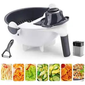 9 In 1 Multifunctional Manual Vegetable Cutter Slicer Fruit Vegetable Chopper Tool