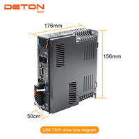 Servomoteur Leadshine L6N-7500S AC EtherCAT Bus, composant de remplacement haute précision pour machine de découpe laser à fibre CNC