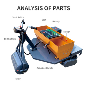 Esparcidor de Arena Motorizado Eléctrico de 800W <span class=keywords><strong>con</strong></span> Capacidad de Carga Grande, Ajustable para Pavimentadora de Concreto y Cenizas - Product Image 2