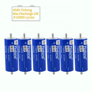 Baterías de Iones de Litio de Titanio LTO de Grado Industrial, Cilíndricas, 2.4V, LTO66160 66160, 45Ah 40Ah 30Ah 2.3V, con Tornillos M8 - Product Image 3