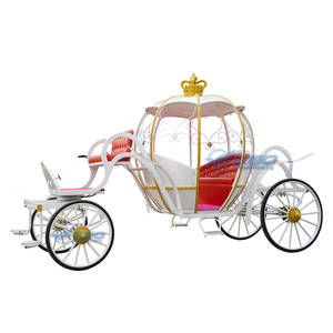 XCEGO Prix d'usine Carrosse de mariage royal blanc à siège creux en forme de citrouille, électrique, pour excursions panoramiques et expositions, Henan - Product Image 5