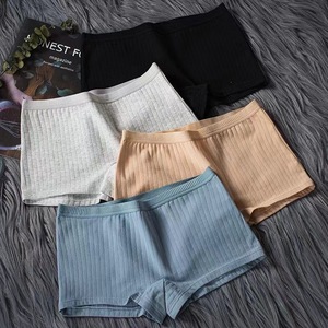 Bóxers de Algodón sin Costuras para Mujer, Pantalones Cortos de Seguridad Suaves, Ropa Interior Cómoda de Color Sólido para Mujer - Product Image 5