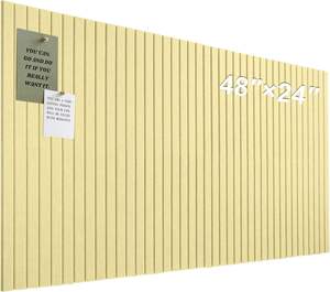 Panel Acústico de Fibra de Poliéster y Madera, Ecológico, Reductor de Ruido, Decoración de Pared, Rejilla Acústica, Panel de Fieltro Suave, Solución Acústica - Product Image 1