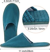Pantuflas de Spa, Pantuflas Desechables Antideslizantes para Huéspedes, Casa, Interior, Baño, Dormitorio, Hotel, Pantuflas para Novia