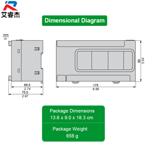 คอนโทรลเลอร์ PLC Schneider รุ่นใหม่แท้ TM100C40RN Modicon M100  40 I/O รีเลย์เอาต์พุต  โปรแกรมได้ - Product Image 2