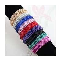 H & P 1.7Mm Lente Carbon Expandable Wire Bangle Armband Stalen Armband Groothandel Kleurrijke Multilayer Armband