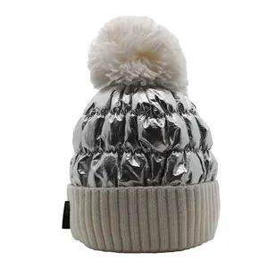 冬季保暖无檐小便帽女帽高品质批发自有品牌针织防水无檐小便帽帽