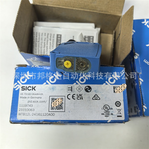 Interruptor Fotoeléctrico de Reflexión Difusa Láser SICK WTB12L-24161120A00 1119743 Hecho en Alemania - Product Image 1