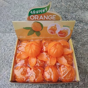 Nueva Llegada: Pelota Antiestrés de Frutas, Bolas Sensoriales Elásticas de Naranja con Cuentas de Agua, Juguetes TPR para Aliviar la Ansiedad para Niñas y Niños - Product Image 6