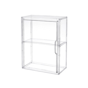 Ying Xin Transparent Cosmetic Storage Box 20-35L <b>Wall</b> Mounted Rectangular <b>Display</b> <b>Case</b> for Figurines - Product Image 5
