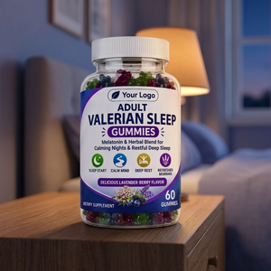 Gomitas Veganas de Valeriana con Sabor Natural a Bayas, Gomitas Masticables a Base de Pectina de Frutas para la Relajación en la Rutina Nocturna - Product Image 3