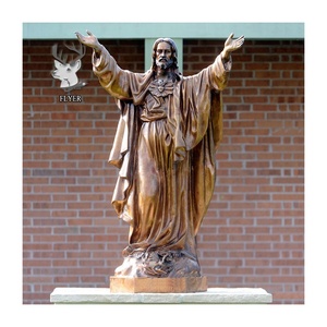 Statua Religiosa Personalizzata in Vetroresina a Grandezza Naturale, Scultura in Resina di San Giovanni Battista, Arte Moderna - Product Image 4