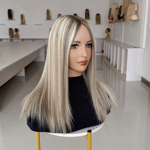 Ready to Ship 5x5 Mono Top <b>Wig</b> with Silicone European Medical <b>Wig</b> for Alopecia Human Hair <b>Wig</b> for Cancer Patients - Product Image 5