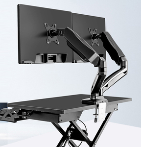 Support de moniteur à <span class=keywords><strong>double</strong></span> bras à ressort mécanique super économique pour écran d'<span class=keywords><strong>ordinateur</strong></span>, support de moniteur à montage VESA - Product Image 5