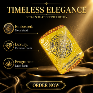 Étiquette de parfum en aluminium personnalisée, sérigraphiée, gaufrée, autocollante, en métal, dorée, pour flacon de parfum - Product Image 5