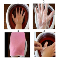 Hände Füße Maske Wärmer Paraffin Wachs Bad Heizung Maschine Feuchtigkeit spendende Feuchtigkeit Kit Hand Waxing Spa Glatte und weiche Hautpflege