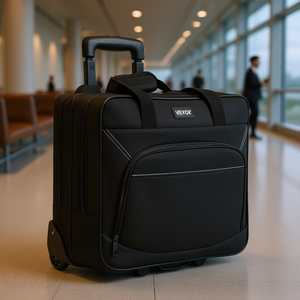 Maletín con Ruedas para Portátil Vevor de 15.6 Pulgadas, Maletín con Ruedas para Computadora, Maletín de Viaje Resistente para Negocios - Product Image 2