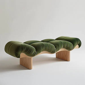 Banco <span class=keywords><strong>de</strong></span> Terciopelo Moderno Italiano, Mueble Suave para Sala <span class=keywords><strong>de</strong></span> Estar, para Hotel y Villa, Banco para Zapatos Multiusos y Otomana para Sofá - Product Image 1