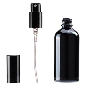 5ml 10ml 15ml 20ml 30ml 50ml 100ml siyah cam sprey şişe alüminyum <span class=keywords><strong>Atomizer</strong></span> dolum cep seyahat şişe - Product Image 1