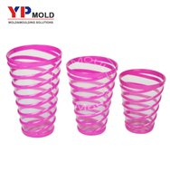 Moule d'injection plastique bicolore personnalisé pour boîte à lunch PVC ABS silicone métal pour appareil ménager et couvercle de bac à légumes