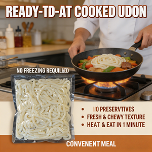 Nouilles Udon Cuites Prêtes à Manger Zéro Matière Grasse Faible Teneur en Sodium Faible Teneur en Calories Régime Alimentaire - Product Image 4
