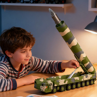 1/72 DF-41 Missile balistique intercontinental bricolage Kit de modèle militaire enfants Missile camion lanceur blindage véhicules blocs de construction