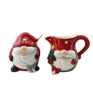 2021 drôle De Noël en céramique <span class=keywords><strong>pot</strong></span> de sucre <span class=keywords><strong>et</strong></span> crème de <span class=keywords><strong>pot</strong></span> de <span class=keywords><strong>lait</strong></span> - Product Image 1