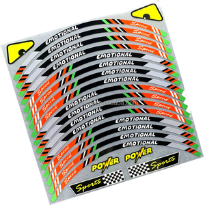 Autocollant de Jante de Moto Étanche, Bande de Roue 17 Pouces pour Honda Yamaha <span class=keywords><strong>Suzuki</strong></span>, Accessoire Universel - Product Image 3