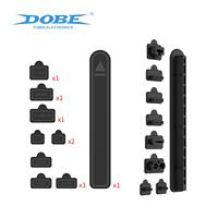 DOBE Vente en gros d'accessoires PS5, kit anti-poussière en silicone 12 pièces, housse de protection anti-poussière pour P-5/P-5 Slim/P-5 Pro