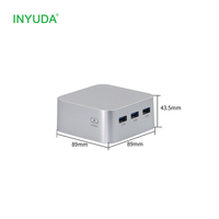 Mini PC NUC N100 Windows 11 8 Go RAM SSD USB 3.0 4K Double Port Portable Usage Professionnel Industriel Bureau Nouveau Quad