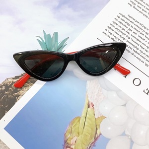 Lunettes de soleil <span class=keywords><strong>pour</strong></span> enfants style vintage œil de chat, forme triangulaire, <span class=keywords><strong>pour</strong></span> garçons et filles, marque mignonne, lunettes de soleil <span class=keywords><strong>pour</strong></span> bébé - Product Image 6