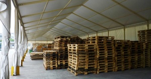 Tenda a Forma di A per Eventi Minerari 30x60m con Struttura in Alluminio, Pareti in Acciaio e Pannelli in ABS - Product Image 3