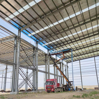 Estructura de Acero Prefabricada de Bajo Costo con Panel Sándwich para Iglesia, Supermercado, Taller - Edificio de Almacén Industrial Moderno