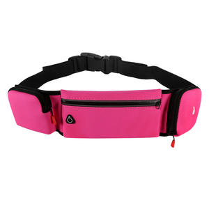 Riñonera Deportiva Personalizada de Nailon Unisex, Bolso de Cintura Cruzado con Patrón de Letras y Cierre de Cremallera - Product Image 6