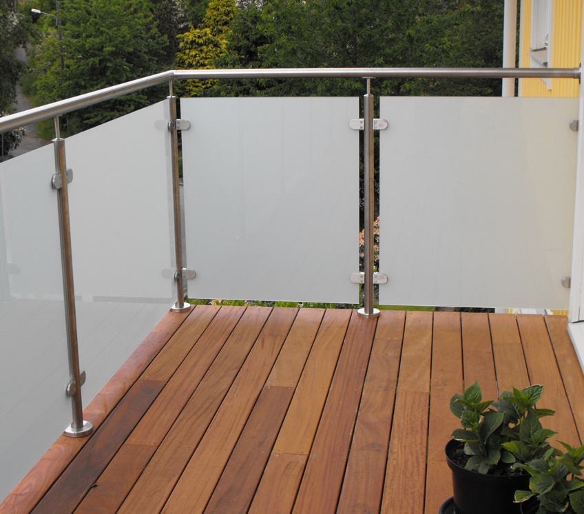 Высококачественные современные ограждения для террасы из нержавеющей стали, стеклянные ограждения для балкона