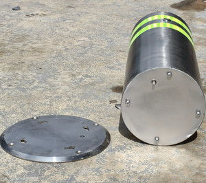 เสากั้นจราจรสแตนเลสอัตโนมัติสำหรับควบคุมการจราจรใน<span class=keywords><strong>ลาน</strong></span><span class=keywords><strong>จอด</strong></span><span class=keywords><strong>รถ</strong></span> ยี่ห้อเทียนหยวน ชิลด์ รับน้ำหนักได้ 100 กิโลกรัม - Product Image 5