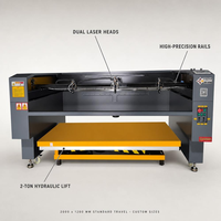 Graveur laser CO2 KSOAR KX-DS2012 150W pour gravure sur pierre, gravure de portraits sur granit et marbre, double tête